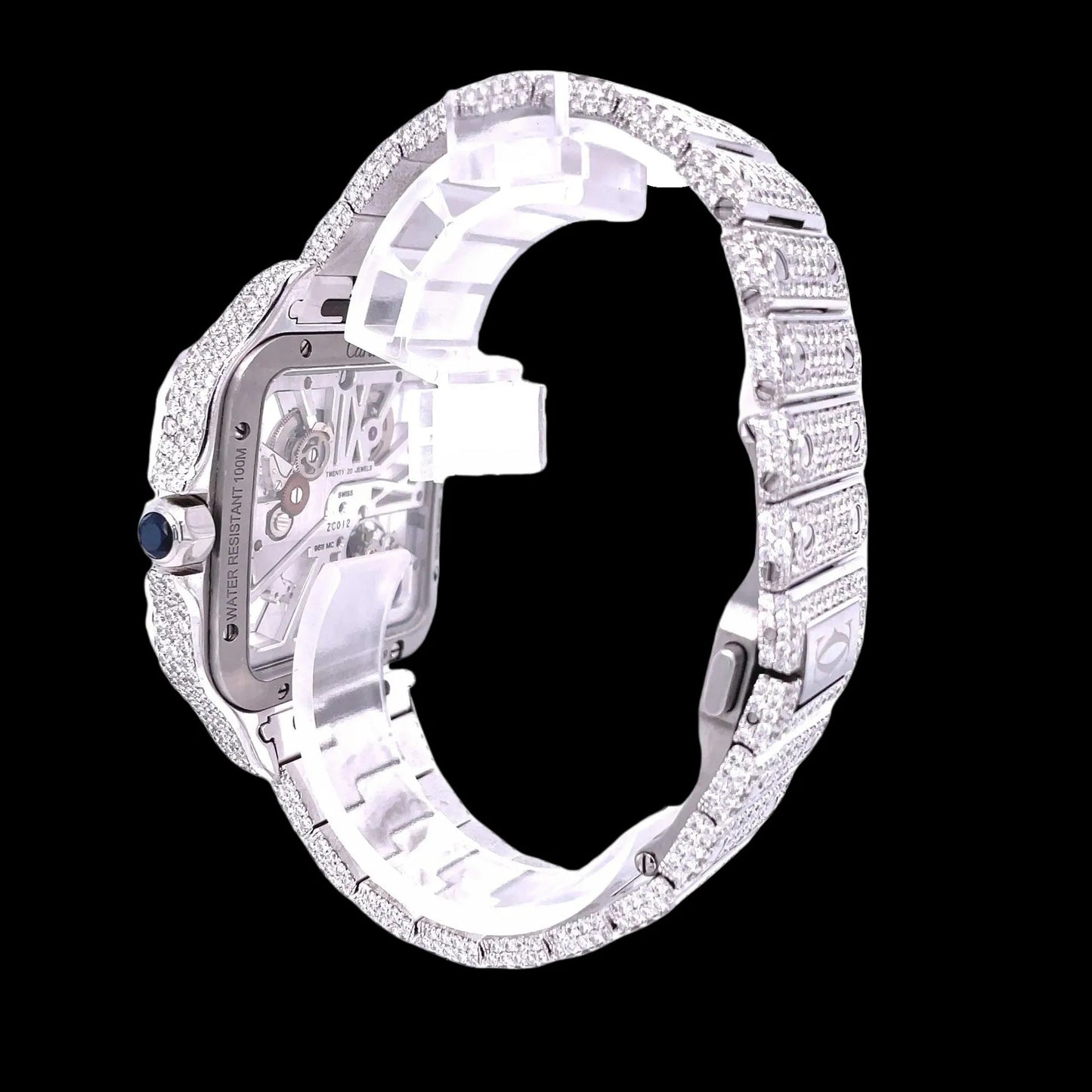 C14 Moissanite Diamond Watch