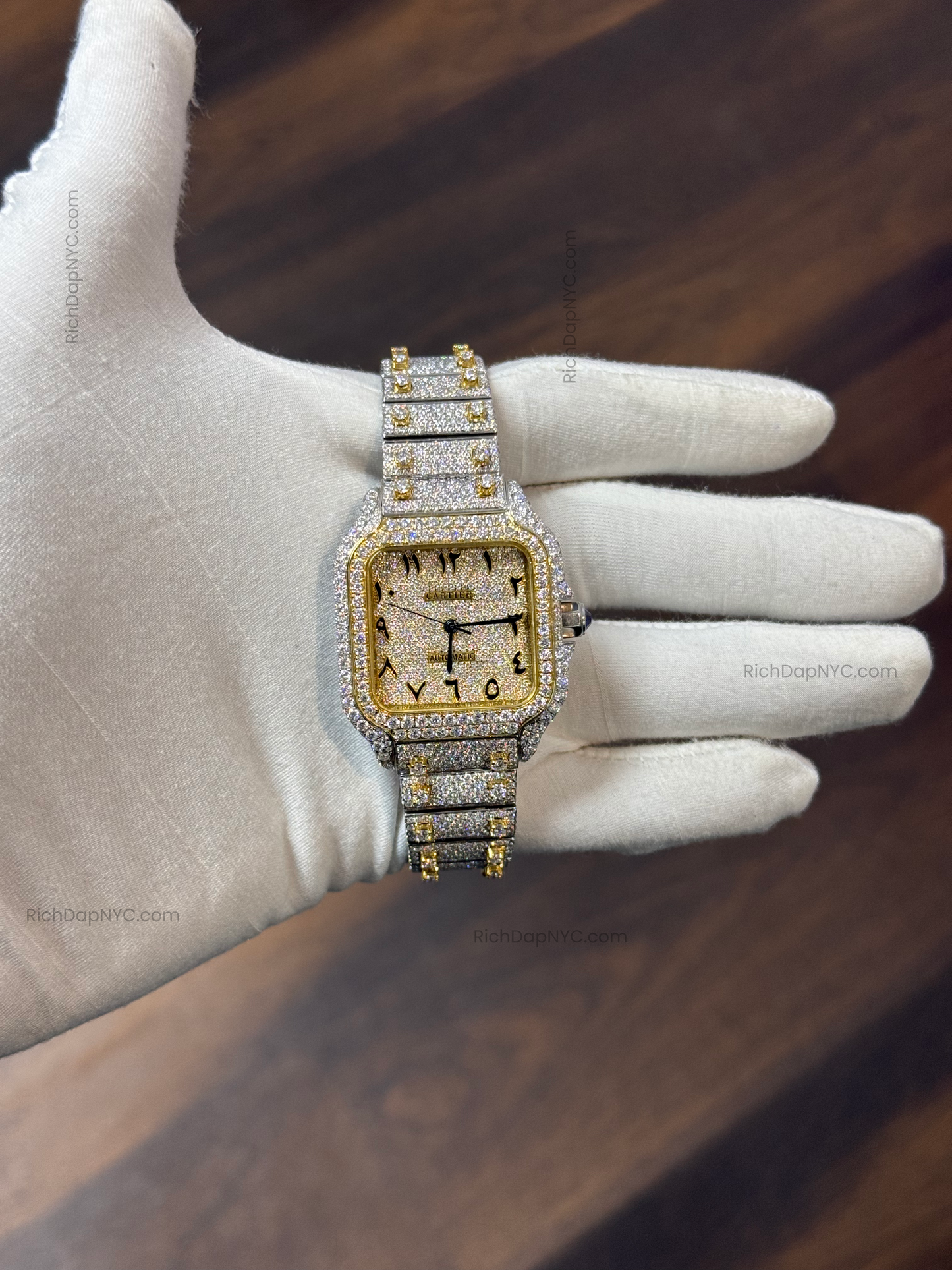 C6 Moissanite Diamond Watch