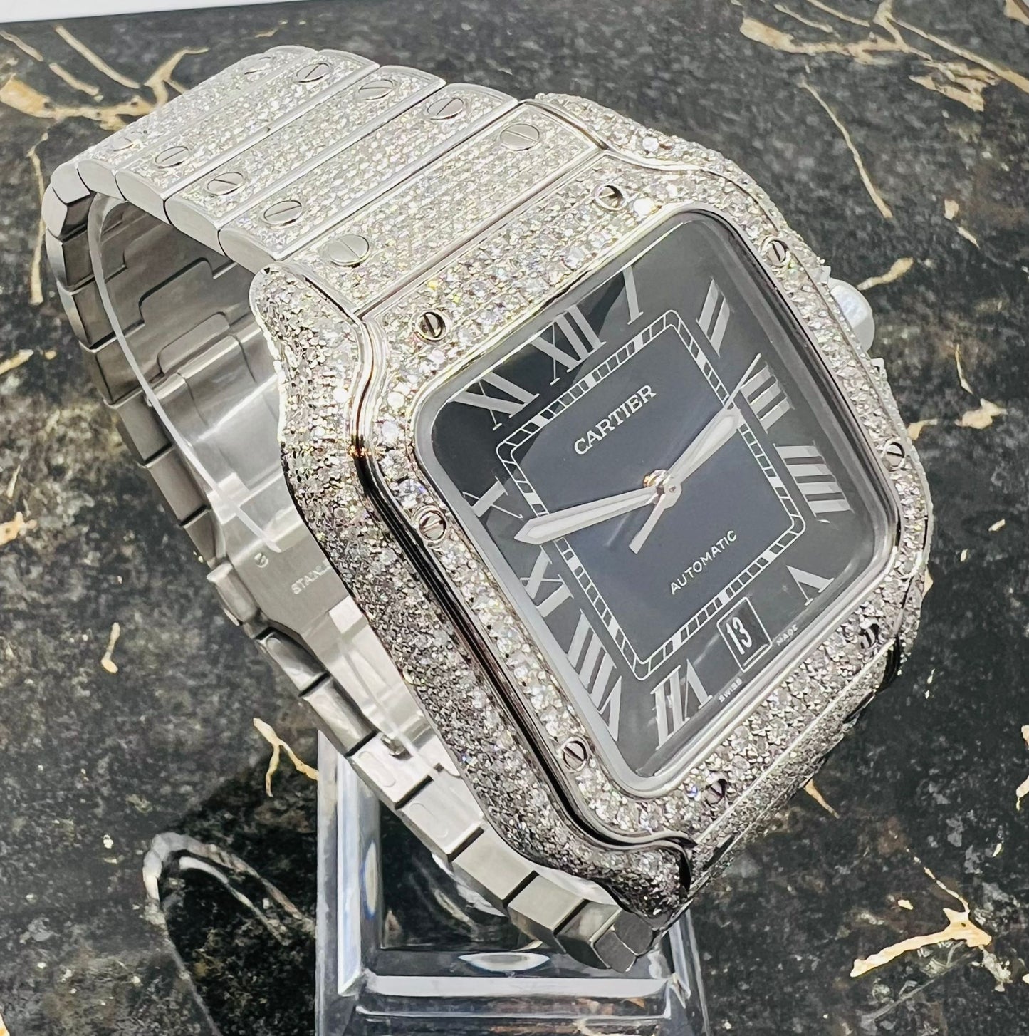 C4 Moissanite Diamond Watch