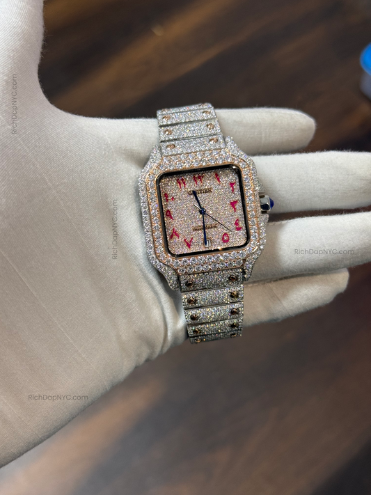 C4 Moissanite Diamond Watch