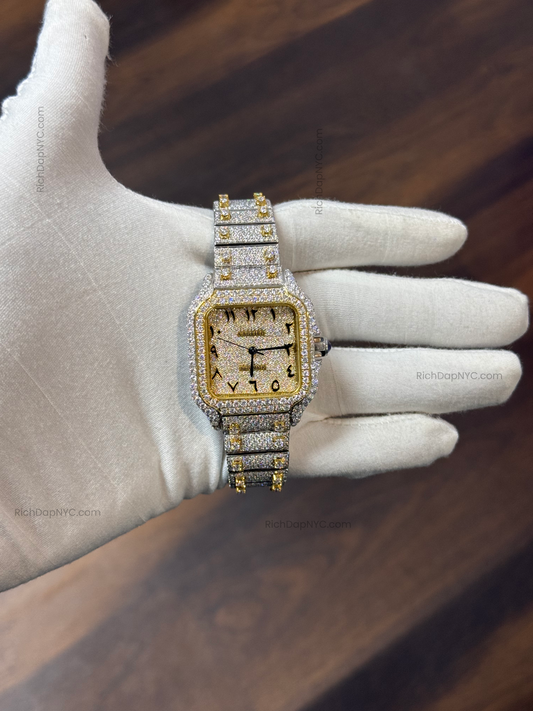C6 Moissanite Diamond Watch