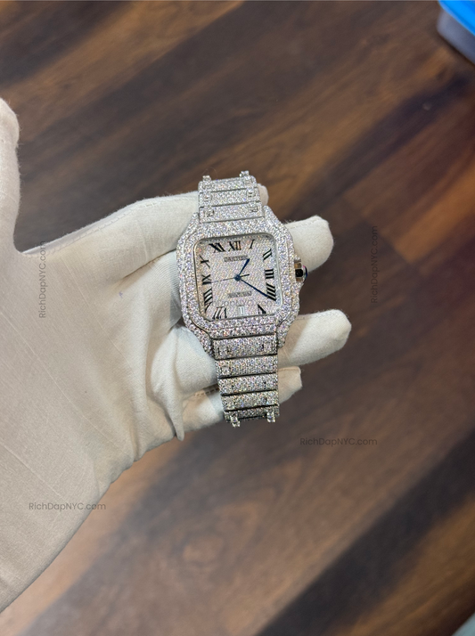 C8 Moissanite Diamond Watch
